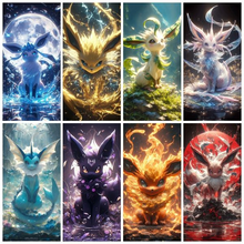 Carica l'immagine nel visualizzatore di Gallery, Pokemon Eevee - Diamond Painting - 30*55cm