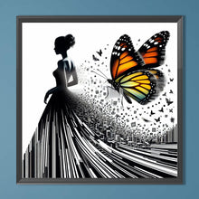Carica l'immagine nel visualizzatore di Gallery, La ragazza del pianoforte- Diamond Painting-40x40cm