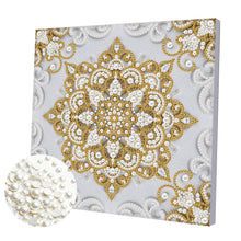 Carica l'immagine nel visualizzatore di Gallery, Elegant Girl-Partial Pearl Painting Kit with Frame-25x25cm