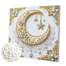 Carica l'immagine nel visualizzatore di Gallery, Elegant Girl-Partial Pearl Painting Kit with Frame-25x25cm