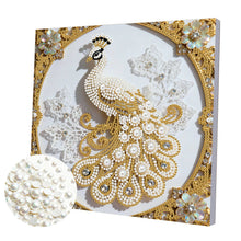 Carica l'immagine nel visualizzatore di Gallery, Elegant Girl-Partial Pearl Painting Kit with Frame-25x25cm