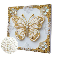 Carica l'immagine nel visualizzatore di Gallery, Elegant Girl-Partial Pearl Painting Kit with Frame-25x25cm