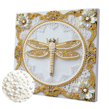 Carica l'immagine nel visualizzatore di Gallery, Elegant Girl-Partial Pearl Painting Kit with Frame-25x25cm