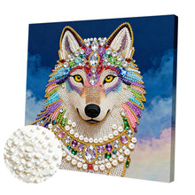 Carica l'immagine nel visualizzatore di Gallery, Cross-Partial Pearl Painting Kit with Frame-25x25cm