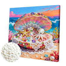 Carica l'immagine nel visualizzatore di Gallery, Cross-Partial Pearl Painting Kit with Frame-25x25cm