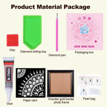 Carica l'immagine nel visualizzatore di Gallery, Heart-Partial Pearl Painting Kit with Frame-27x27cm
