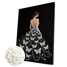 Carica l'immagine nel visualizzatore di Gallery, Waves-Partial Pearl Painting Kit with Frame-30x40cm
