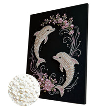 Carica l'immagine nel visualizzatore di Gallery, Starry Sky-Partial Pearl Painting Kit with Frame-30x40cm