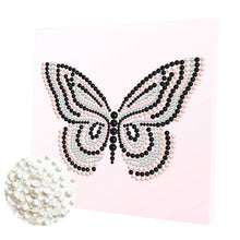 Carica l'immagine nel visualizzatore di Gallery, Butterfly-Partial Pearl Painting Kit with Frame-30x30cm