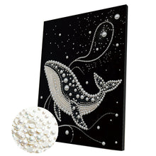 Carica l'immagine nel visualizzatore di Gallery, Jellyfish-Partial Pearl Painting Kit with Frame-30x40cm