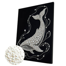 Carica l'immagine nel visualizzatore di Gallery, Jellyfish-Partial Pearl Painting Kit with Frame-30x40cm