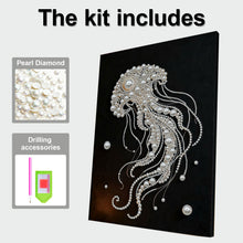 Carica l'immagine nel visualizzatore di Gallery, Jellyfish-Partial Pearl Painting Kit with Frame-30x40cm