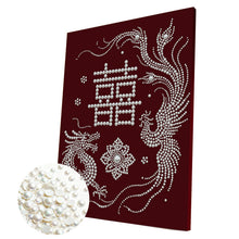 Carica l'immagine nel visualizzatore di Gallery, Lotus-Partial Pearl Painting Kit with Frame-30x40cm