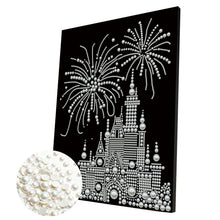 Carica l'immagine nel visualizzatore di Gallery, Lotus-Partial Pearl Painting Kit with Frame-30x40cm