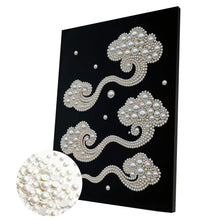 Carica l'immagine nel visualizzatore di Gallery, Blue Vase-Partial Pearl Painting Kit with Frame-30x40cm