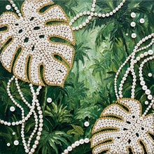 Carica l'immagine nel visualizzatore di Gallery, New Pearl Painting-Partial Pearl Painting Kit with Frame-25x25cm