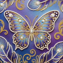 Carica l'immagine nel visualizzatore di Gallery, New Pearl Painting-Partial Pearl Painting Kit with Frame-25x25cm
