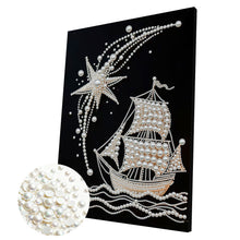 Carica l'immagine nel visualizzatore di Gallery, Whale-Partial Pearl Painting Kit with Frame-30x40cm