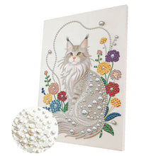 Carica l'immagine nel visualizzatore di Gallery, Whale-Partial Pearl Painting Kit with Frame-30x40cm