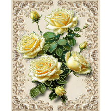 Carica l'immagine nel visualizzatore di Gallery, Woman-Partial Pearl Painting Kit with Frame-40x50cm