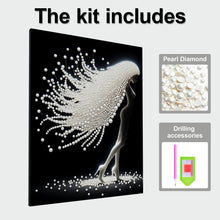 Carica l'immagine nel visualizzatore di Gallery, Woman-Partial Pearl Painting Kit with Frame-40x50cm