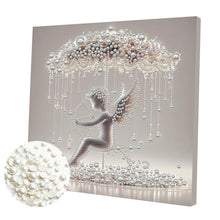 Carica l'immagine nel visualizzatore di Gallery, Umbrella Angel-Partial Pearl Painting Kit with Frame-30x30cm