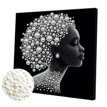 Carica l'immagine nel visualizzatore di Gallery, Umbrella Angel-Partial Pearl Painting Kit with Frame-30x30cm