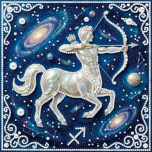 Carica l'immagine nel visualizzatore di Gallery, Pisces-Partial Pearl Painting Kit with Frame-25x25cm