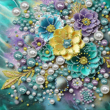 Carica l'immagine nel visualizzatore di Gallery, Flower Sparrow-Partial Pearl Painting Kit with Frame-30x30cm