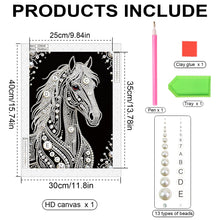 Carica l'immagine nel visualizzatore di Gallery, Horse-Partial Pearl Painting Kit Without Frame-30x40cm