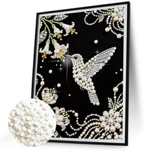 Carica l'immagine nel visualizzatore di Gallery, Owl-Partial Pearl Painting Kit Without Frame-30x40cm