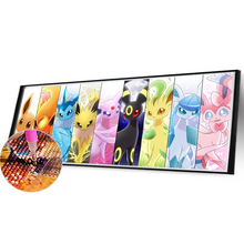 Carica l'immagine nel visualizzatore di Gallery, Pokemon Evolution -Diamond painting 100*40CM
