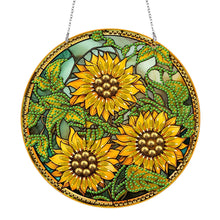 Carica l'immagine nel visualizzatore di Gallery, Ciondolo con diamante a doppia faccia a forma di fiore