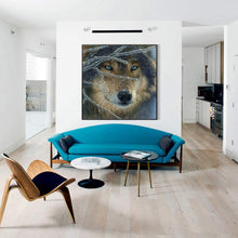 Carica l'immagine nel visualizzatore di Gallery, Lupo - diamante rotondo - 30x30cm