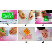 Carica l'immagine nel visualizzatore di Gallery, Lupo - diamante rotondo - 30x30cm