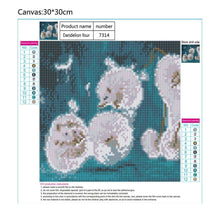 Carica l'immagine nel visualizzatore di Gallery, Riccio Dandelion - diamante rotondo - 30x30cm