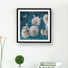 Carica l'immagine nel visualizzatore di Gallery, Riccio Dandelion - diamante rotondo - 30x30cm