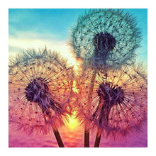 Carica l'immagine nel visualizzatore di Gallery, Dandelion - diamante rotondo - 30x30cm