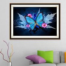 Carica l'immagine nel visualizzatore di Gallery, Farfalla - diamante rotondo - 40x30cm