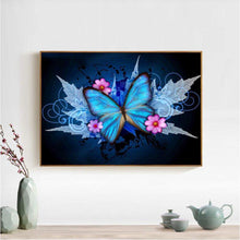 Carica l'immagine nel visualizzatore di Gallery, Farfalla - diamante rotondo - 40x30cm