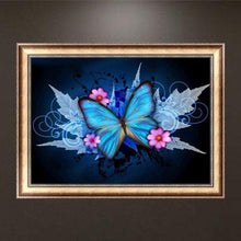 Carica l'immagine nel visualizzatore di Gallery, Farfalla - diamante rotondo - 40x30cm