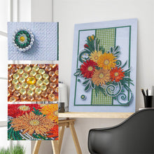 Carica l'immagine nel visualizzatore di Gallery, Fiore - Pittura diamante parziale a forma speciale 30*40cm