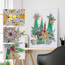 Carica l'immagine nel visualizzatore di Gallery, Natale - Pittura diamante a forma speciale parziale 30*40cm