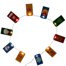 Carica l'immagine nel visualizzatore di Gallery, pendente del cartone di natale del diamante di 12pcs/set DIY