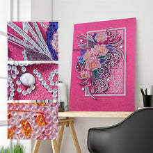 Carica l'immagine nel visualizzatore di Gallery, Fiore - Pittura diamante parziale a forma speciale 30*40cm