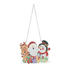 Carica l'immagine nel visualizzatore di Gallery, Decorazione della porta con pittura a diamante di Natale