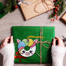 Carica l'immagine nel visualizzatore di Gallery, Ornamento da appendere natalizio su un lato da 10 pezzi