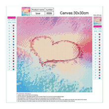 Carica l'immagine nel visualizzatore di Gallery, Spiaggia - diamante rotondo - 30x30cm