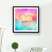 Carica l'immagine nel visualizzatore di Gallery, Spiaggia - diamante rotondo - 30x30cm