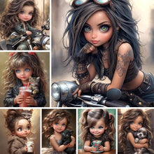 Carica l'immagine nel visualizzatore di Gallery, (Rotondo/quadrato multiformato) Cartoon Doll-DP2
